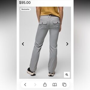 Prana Halle Light Gray Pants
